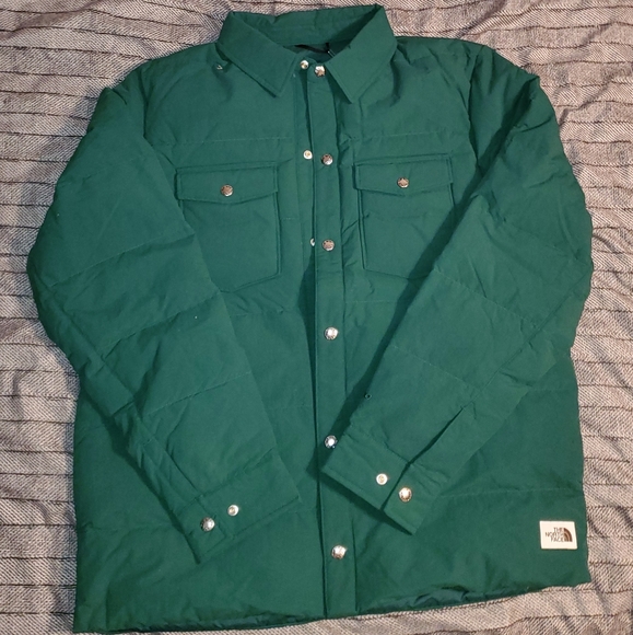 north face button up jacket
